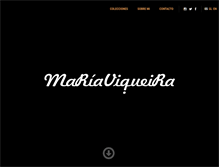 Tablet Screenshot of mariaviqueira.com